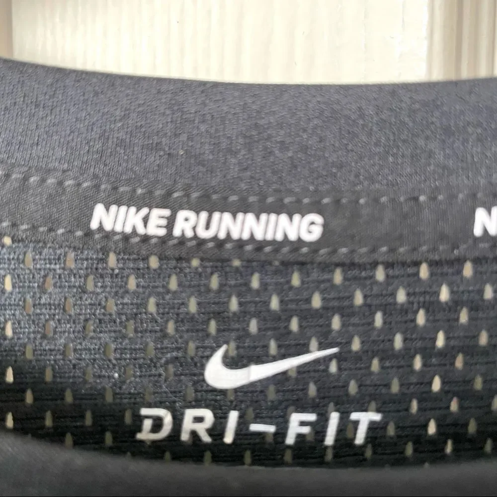 Nike Dri Fit black graphic short sleeved T shirt